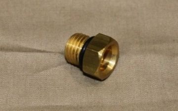 Plug - AN4  with O-Ring - -4 plug  for changing pills